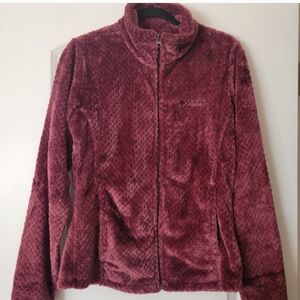 NWT Columbia Beach Forest Front Zip Fleece Size Small
